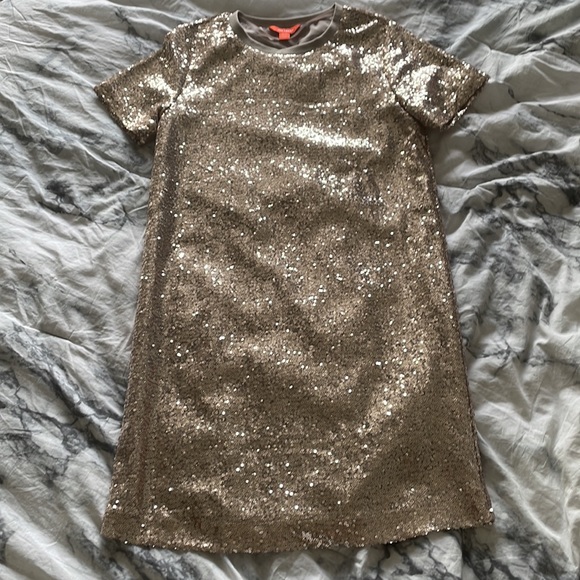 Full Sequin T-shirt Dress - Picture 7 of 7